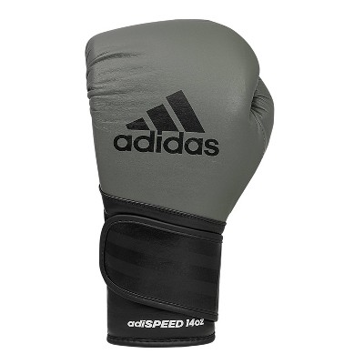 Adidas Limited Edition Adispeed Pro Target Gloves - 14oz : Boxing 501 Gray/black