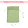 Unique Bargains Cotton Linen Burlap Bags with Drawstring 20 Pcs - 2 of 4