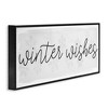 Stupell Industries Winter Wishes Sentiment, 24" x 10" - 3 of 4