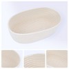 REGALWOVEN Odorless Cotton Rope Handcrafted Compact Multiple Use Open Storage Bins 3 Packs - 2 of 4