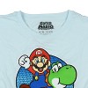 Seven Times Six Super Mario T-Shirt Boy's Yoshi and Mario Short Sleeve Graphic Print Top Blue - 3 of 4