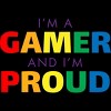 Adult Design By Humans I'm a Gamer and I'm Proud Pride By T-Shirt - image 2 of 2