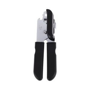 Unique Bargains Can Opener Handheld 3-in-1 Can Opener & Bottle Opener PP Iron Silver Tone 2.17"x7.48" 1 Pc - 1 of 4