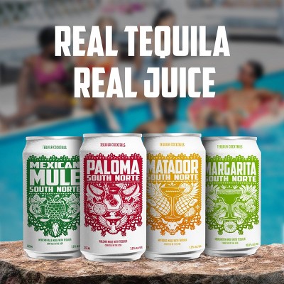 SouthNorte Tequila Variety Cocktail Fiesta - 8pk/355ml Cans