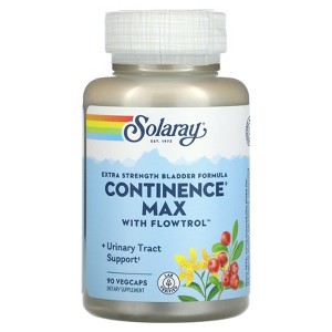 Solaray Extra Strength Bladder Formula, Continence Max with Flowtrol, 90 VegCaps - 1 of 2