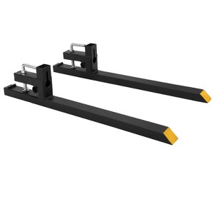 Pallet Forks, Clip-On Pallet Forks, Heavy-Duty Tractor Forks, Bucket Forks for Tractor Attachments, Skid-Steer Loader Buckets - 1 of 4