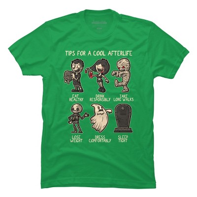 Men's Design By Humans Cool Afterlife By LetterQ T-Shirt