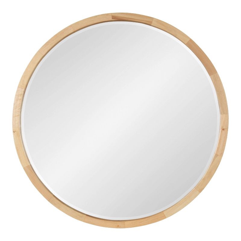 24&#34; McLean Round Wall Mirror Natural - Kate &#38; Laurel All Things Decor, 3 of 8