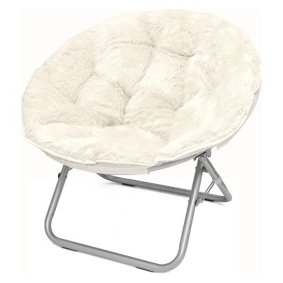 fuzzy saucer chair target