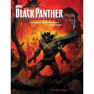 Marvel's Black Panther: The Illustrated History of a King - by  Dennis Culver (Hardcover)