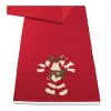 Embroidered Candy Cane Table Runner 72"L - 2 of 3