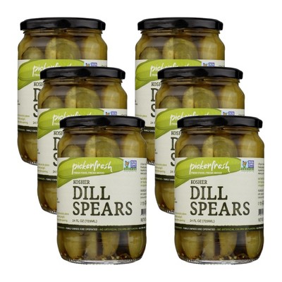 Pickerfresh Kosher Dill Spears - Case of 6/24 oz