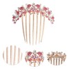 Unique Bargains Women's Butterfly Rhinestones Side Comb 1 Pc - 3 of 4