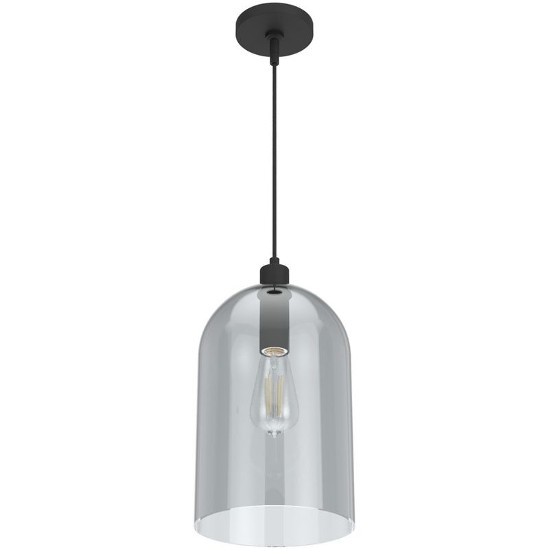 Lochemeade with Seeded Glass Large Pendant Ceiling Light Fixture - Hunter Fan, 3 of 4