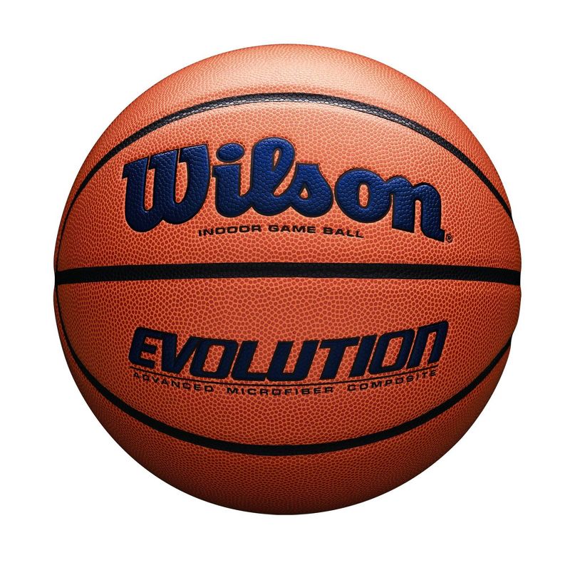 Wilson 28.5&#39;&#39; Evolution Game Basketball - Navy, 1 of 7