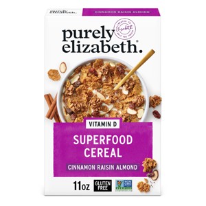 purely elizabeth. Cinnamon Raisin Almond Superfood Breakfast Cereal ...
