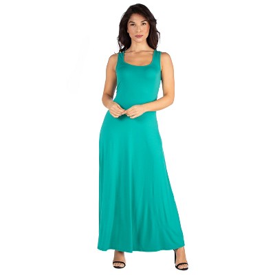 Slim Fit A Line Sleeveless Maxi Dress-jade-s : Target