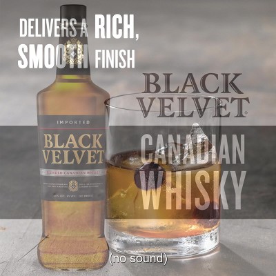 Black Velvet Blended Canadian Whisky 40% Vol. 1l : : Grocery