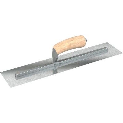 Bon Tool 66-314 Finish Trowel - Square - Rs - 18 X 4.5 - Wd