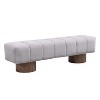 Bella Depot 64''W Upholstered Dining Bench for Dining Room, No-Assembly End of Bed Entryway Bench Ottoman for Bedroom Living Room - 4 of 4