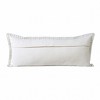 HomeRoots 14" X 36" Light Blue 100% Cotton Zippered Pillow - 4 of 4