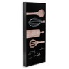 Stupell Industries Let's Eat with Kitchen Utensils, 10" x 24" - 3 of 4