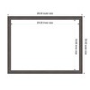 Amanti Art 20"x26" Florence Pewter Framed Magnetic Dry Erase Board - 4 of 4