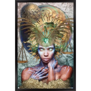 Trends International Jena DellaGrottaglia: Cosmic Zodiac - Libra Framed Wall Poster Prints - 1 of 4