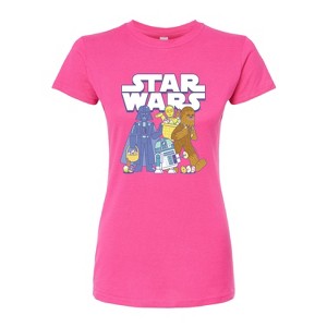 Women's - Star Wars - Easter Logo -Juniors Fitted Graphic T-Shirt Fitted Graphic T-Shirt - 1 of 3