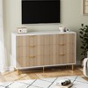 6 Drawer Dresser for Bedroom, Large Dresser Chest of Drawers, Modern Wood Storage Dresser Organizer - 3 of 4
