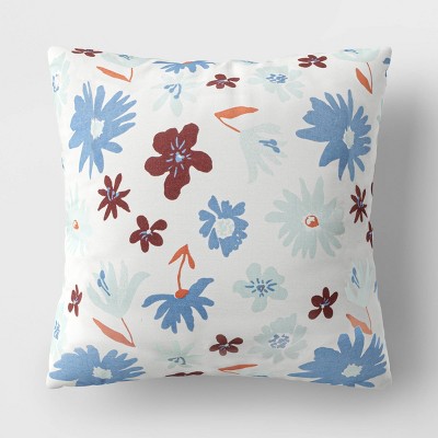 Floral Square Throw Pillow - Room Essentials™