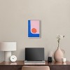 Art Remedy A Loner sun Modern Color Block Abstract Wall Art Framed - 2 of 4