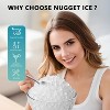 EUHOMY 34 Lbs. Countertop Nugget Ice Maker, Black - 4 of 4