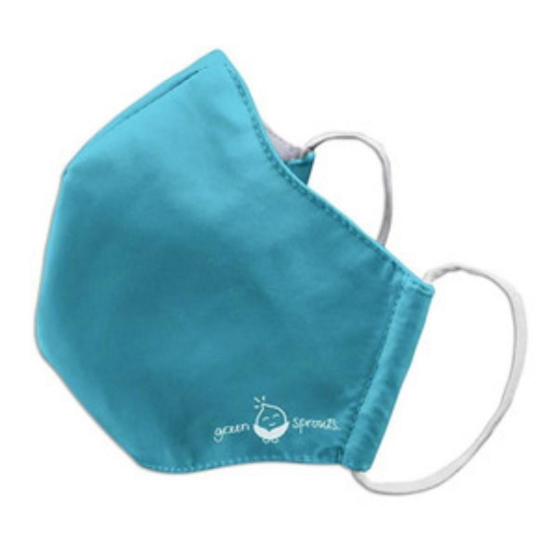 Green Sprouts Aqua Reusable Adult Face Mask Large - 1 ct, 1 of 3