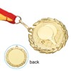 Unique Bargains Zinc Alloy Corrosion-Resistant Badminton Award with Ribbon 3 Pcs - 4 of 4