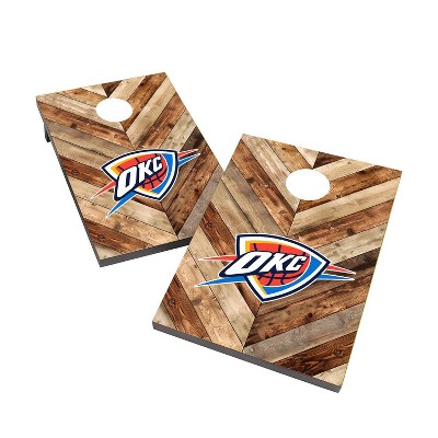 NBA Oklahoma City Thunder 2'x3' Cornhole Bag Toss Game Set