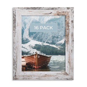 Golden State Art Wood Grain Wide Molding MDF Picture Frame 0.59 Inch Thickness, 20-Pack 5x7, 16-Pack 8x10 - 1 of 4