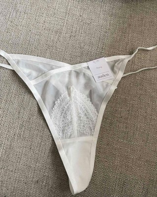 Optical white Lace thong - Buy Online
