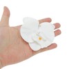 Unique Bargains Women's Phalaenopsis Faux Pearl Duckbill Clip 2 Pcs - 4 of 4