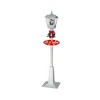 Northlight 70.75" White Lighted Musical Snowman Christmas Street Lamp - 2 of 3