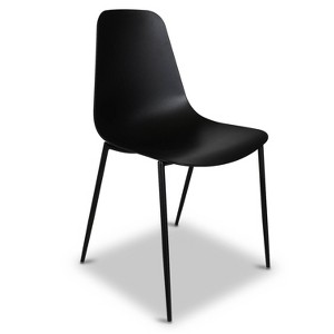 Poly & Bark Set of 4 Isla Modern Indoor/Outdoor Dining Chairs - 1 of 4