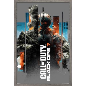 Trends International Call of Duty: Black Ops 7 (2025) - Split Reality Gray Framed Wall Poster Prints - 1 of 4