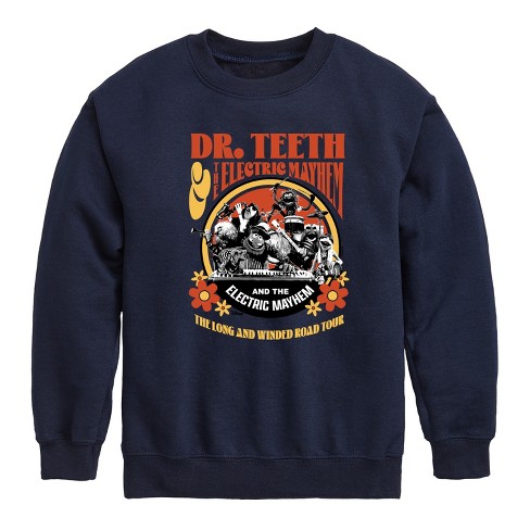 Boys' - Disney - Dr. Teeth: Long & Winded Tour Graphic Long Sleeve Fleece Sweatshirt - image 1 of 4