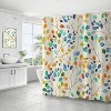 LunaLulinlk Floral Shower Curtain for Bathroom - 2 of 4