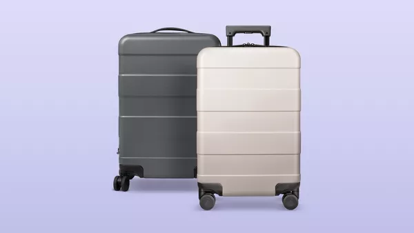 Inusa Elysian Lightweight Hardside Carry On Spinner Suitcase - Wine : Target