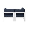Meridian Furniture,Nizuc Water Resistant Fabric Outdoor Patio Modular Sofa - 2 of 4