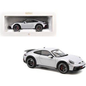 2023 Porsche 911 Dakar Ice Gray Metallic 1/18 Diecast Model Car by Norev - 1 of 4