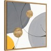 Amanti Art Golden Orbs III by Chris Paschke Framed Canvas Wall Art - 3 of 4