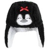 Hudson Baby Infant Girls Trapper Hat, Mitten and Bootie Set, Girls Penguin - 3 of 4