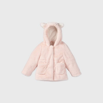 target pink fur jacket